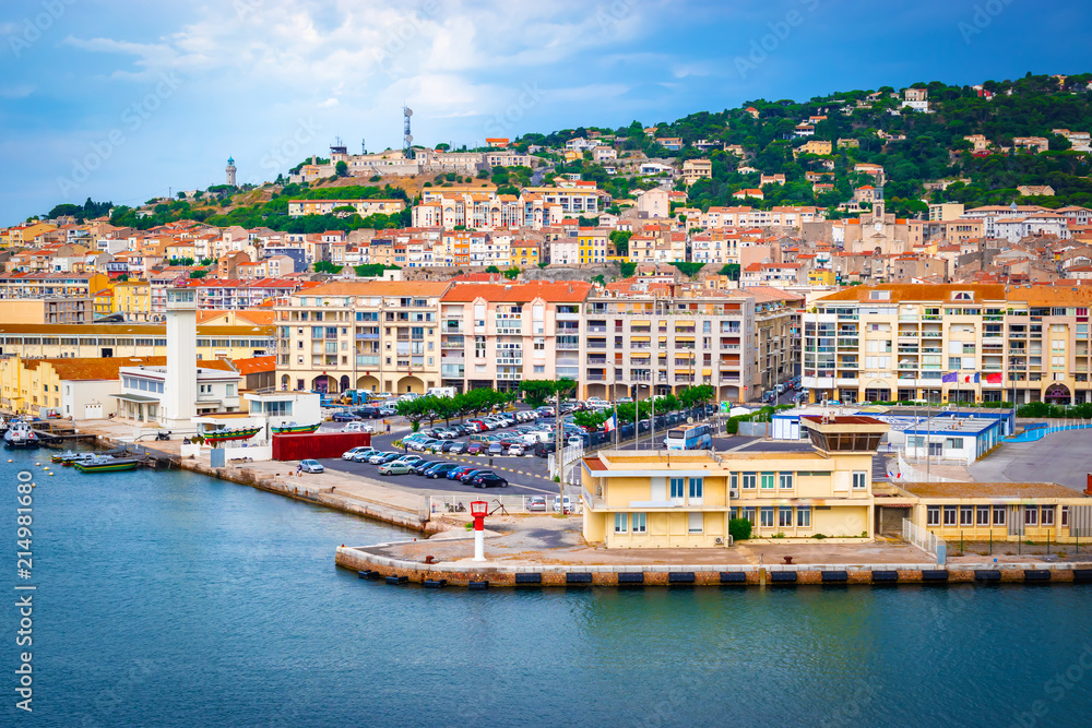 Waterfront of Sète, Languedoc-Roussillon, South France