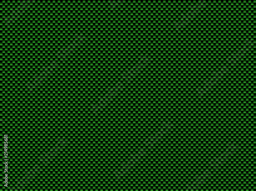 Green metallic carbon background