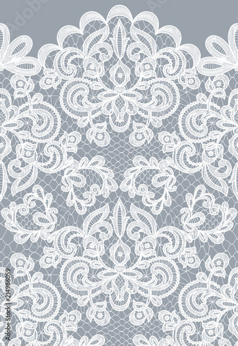 seamless gray lace