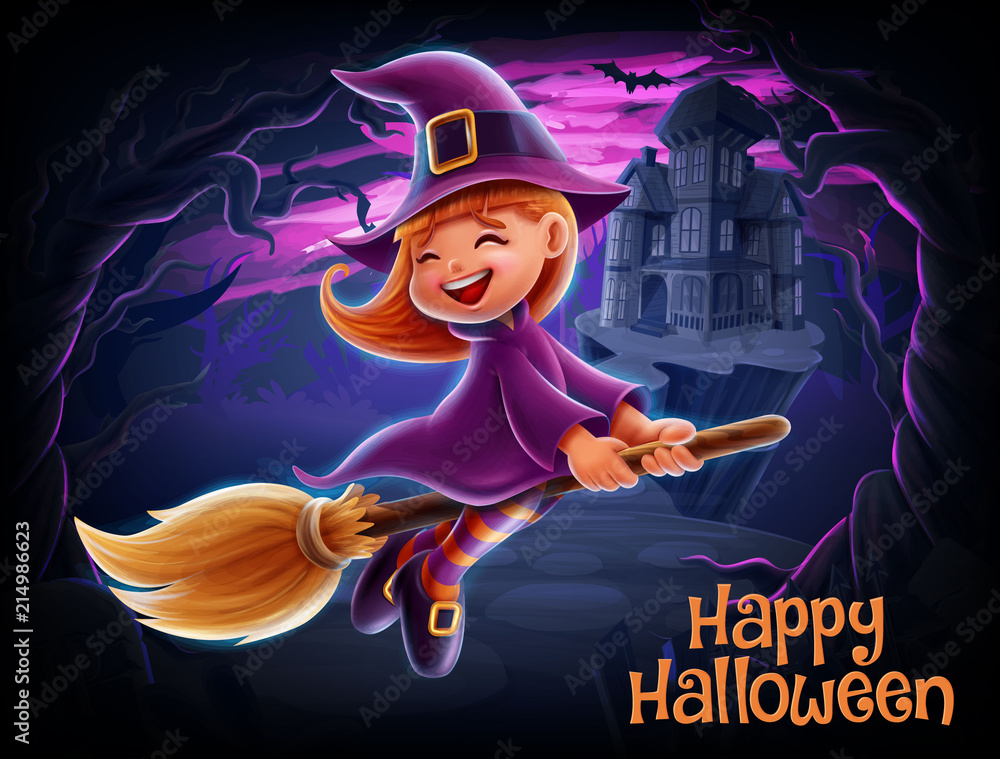 Fototapeta premium witch halloween