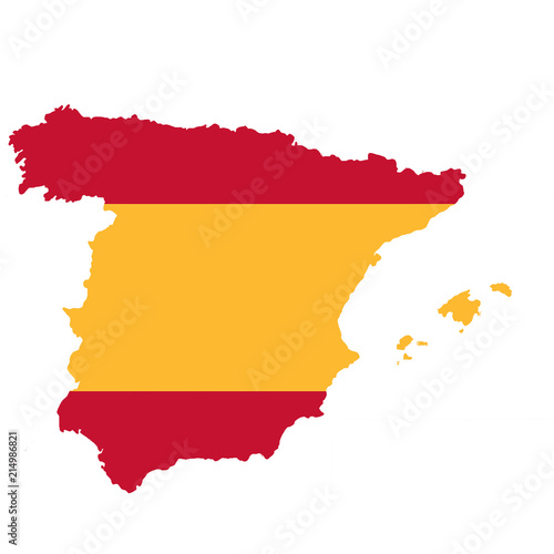 Carte d' Espagne photo