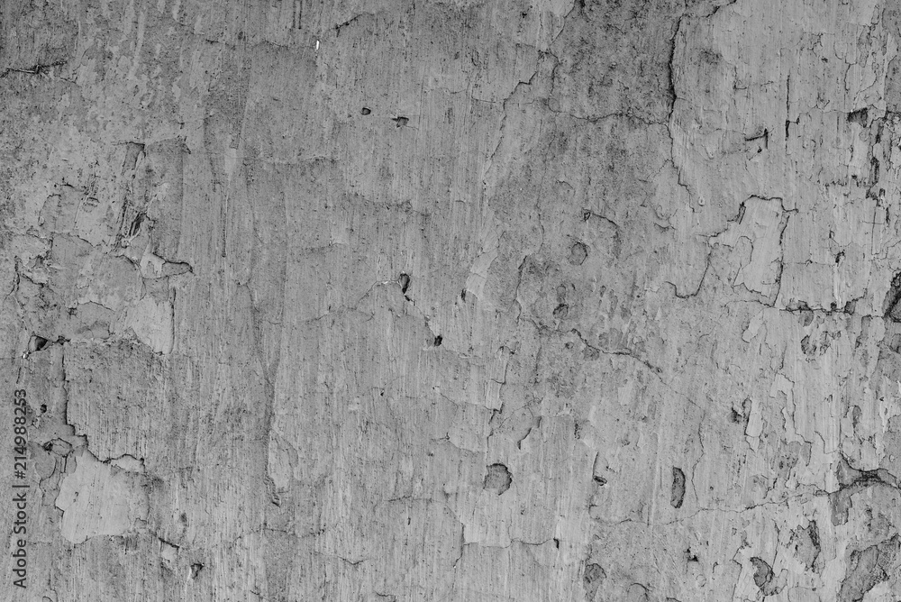 Obraz premium Wall fragment with scratches and cracks