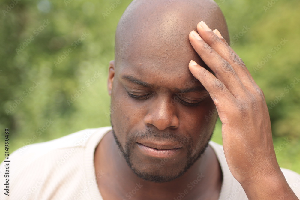 Obraz premium Black man outside