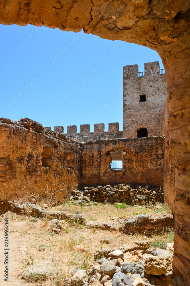 Arch in the Fortress of Frangokastello in Crete