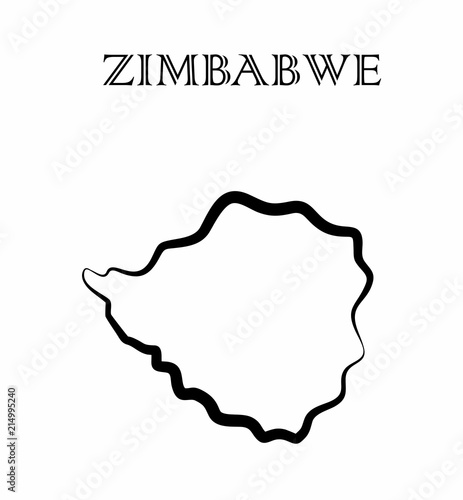 the Zimbabwe map