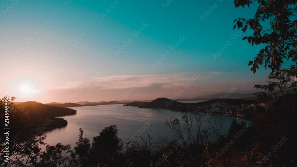 View of small town called Tisno. View of small town called Tisno.