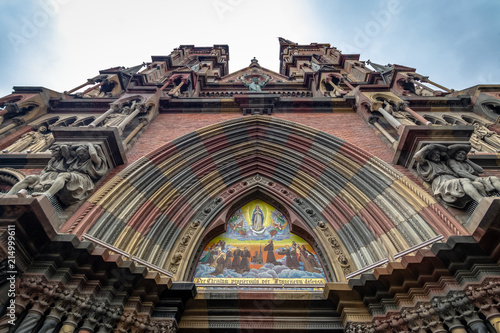 Detail of Capuchins Church or Sacred Heart Church (Iglesia del Sagrado Corazon) - Cordoba, Argentina