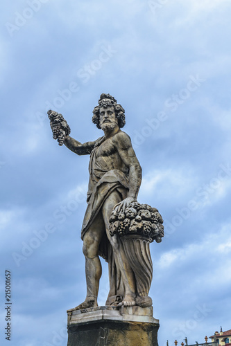 Bacchus Sculpture   Florence  Italy