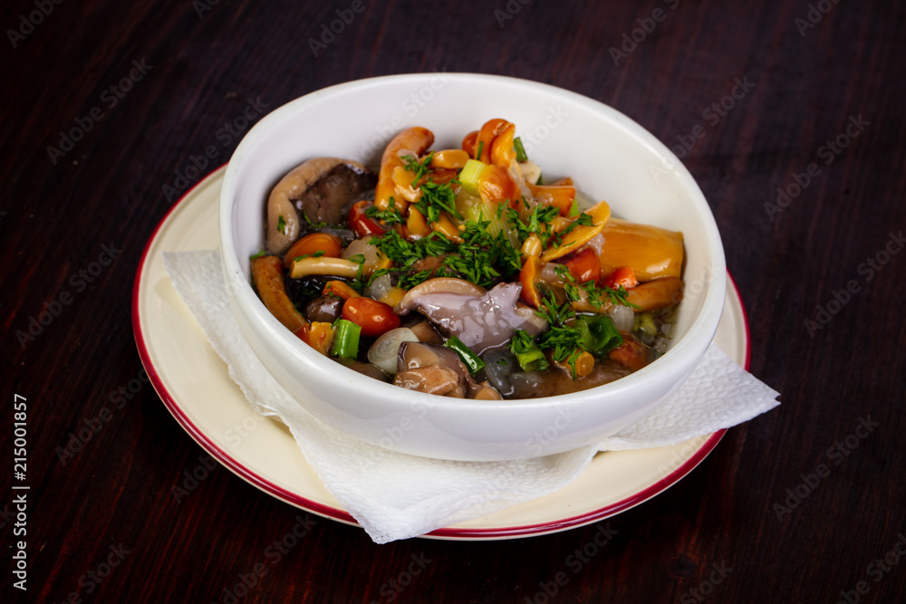 Pickled mushrooms mix Pickled mushrooms mix