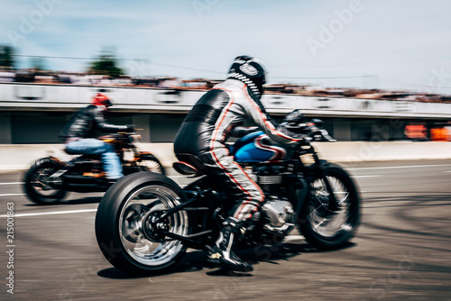 Café racer motorcycle 