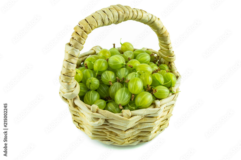 gooseberries isolated on white background gooseberries isolated on white background
