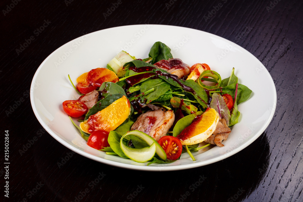 Tasty duck salad