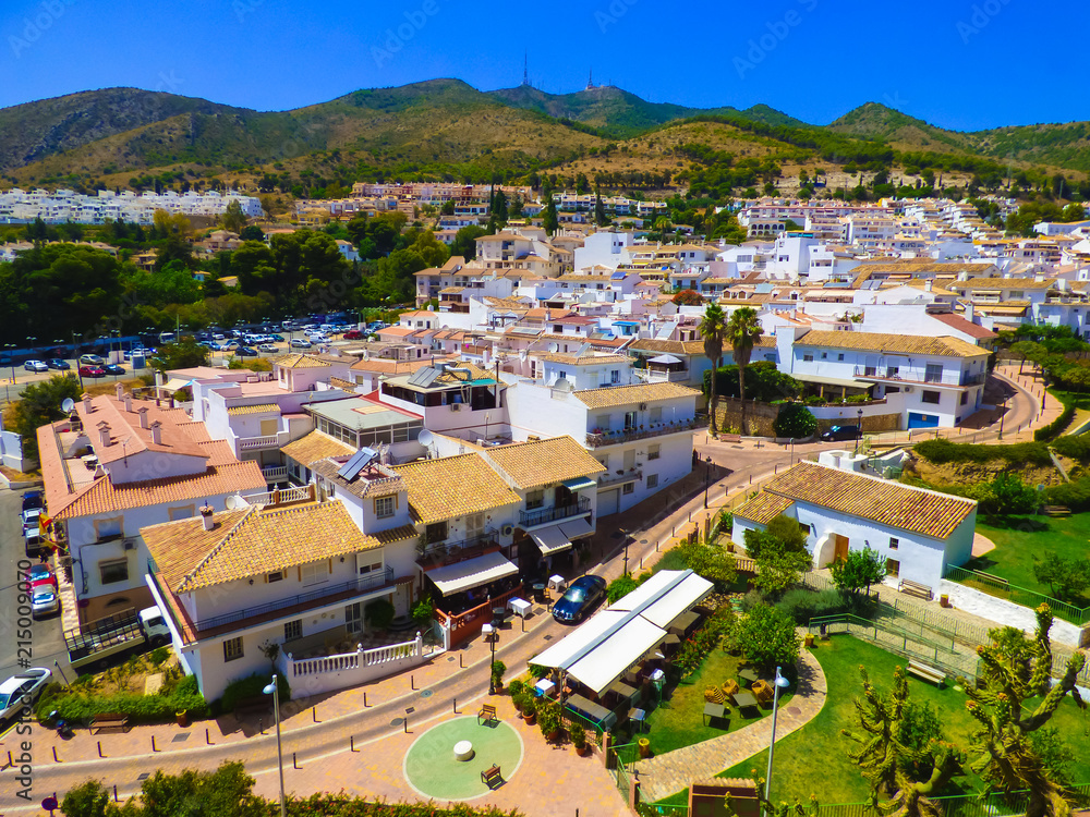 Costa del Sol. Benalmadena, pueblo de Malaga en Andalucia,España