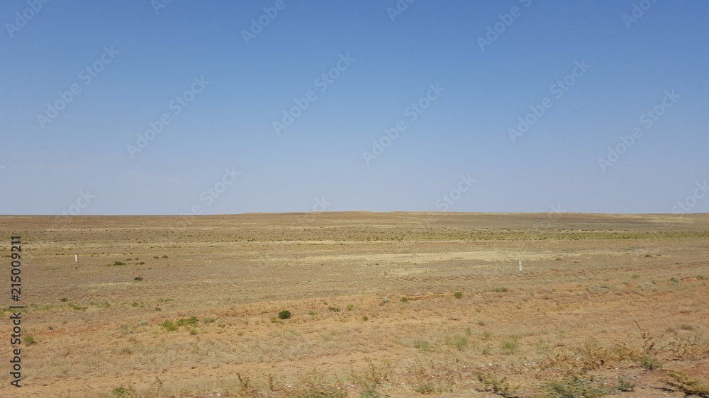 Desert landscape of Kalmykia