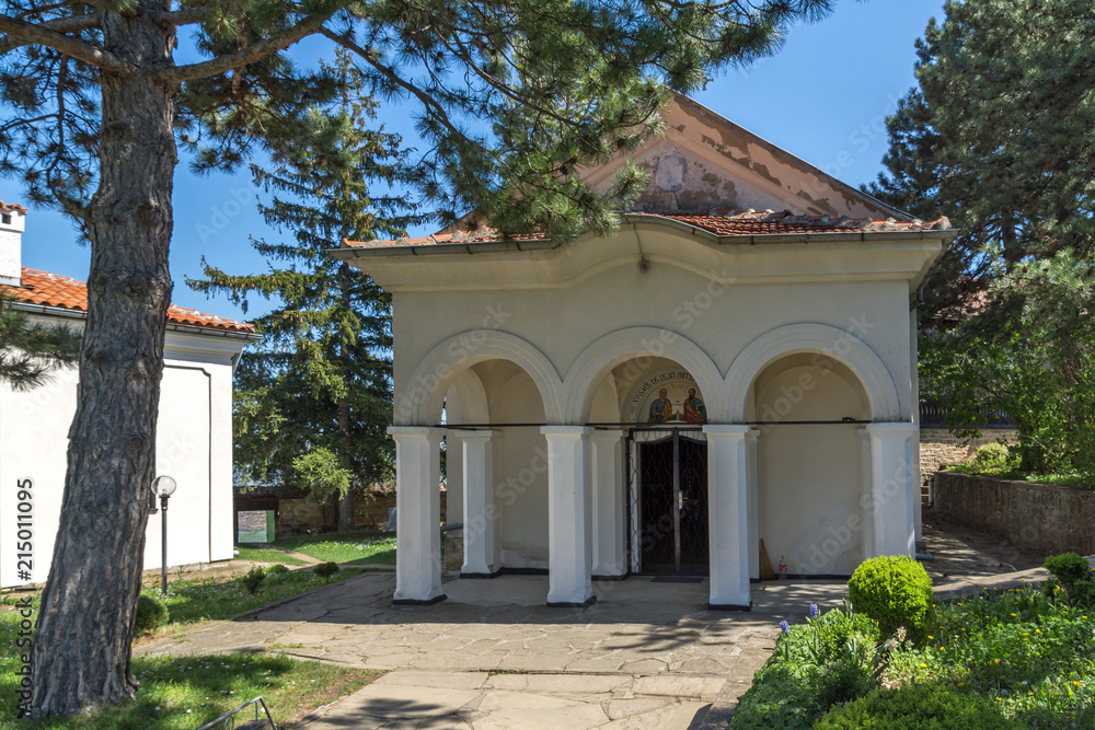 Medieval buildings in Lyaskovski Monastery St. Peter and  St. Paul near village of Arbanasi, Veliko Tarnovo region, Bulgaria