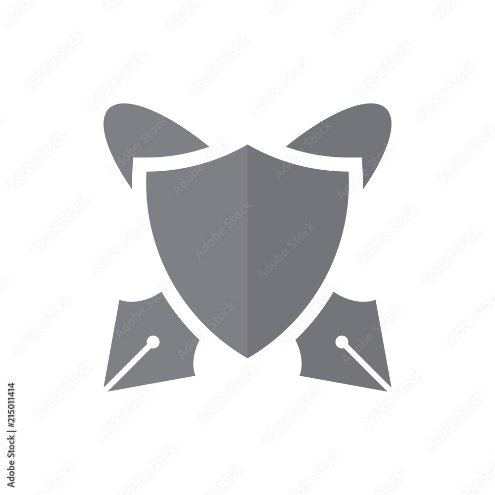 Pen logo. Education icon. Writing symbol. Vector eps 08. Pen logo. Education icon. Writing symbol. Vector eps 08.
