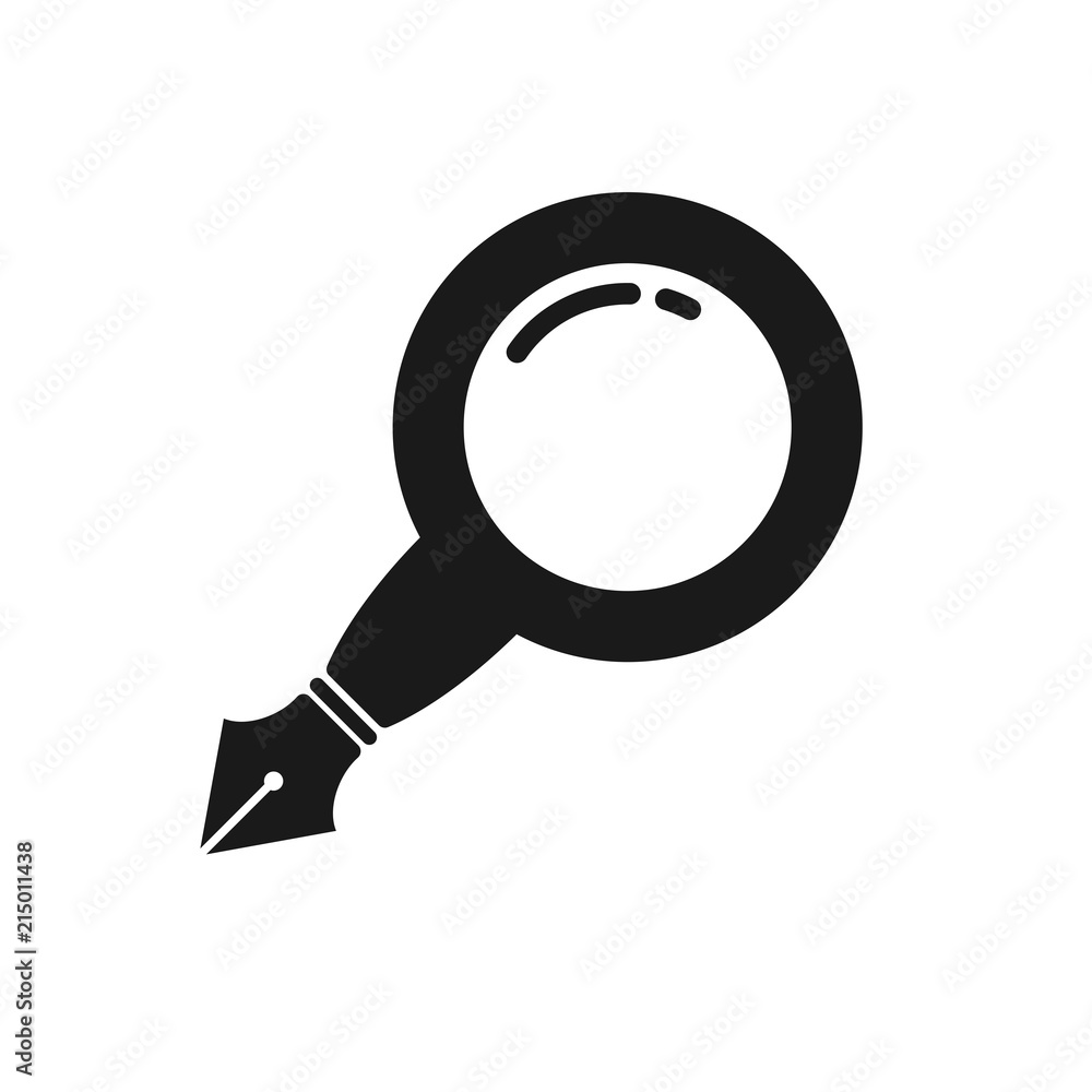 Pen logo. Education icon. Writing symbol. Vector eps 08. Pen logo. Education icon. Writing symbol. Vector eps 08.