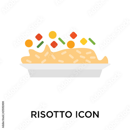 risotto icons isolated on white background. Modern and editable risotto icon. Simple icon vector illustration.