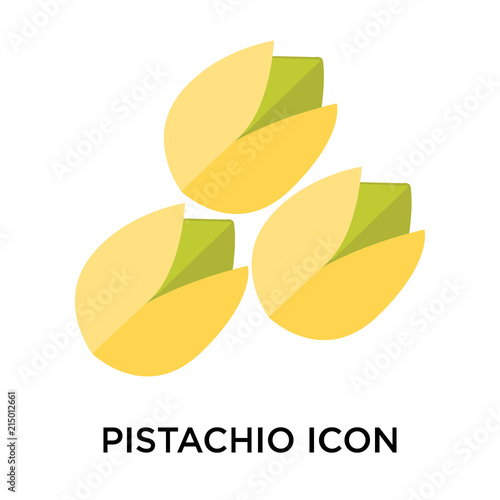 pistachio icons isolated on white background. Modern and editable pistachio icon. Simple icon vector illustration.