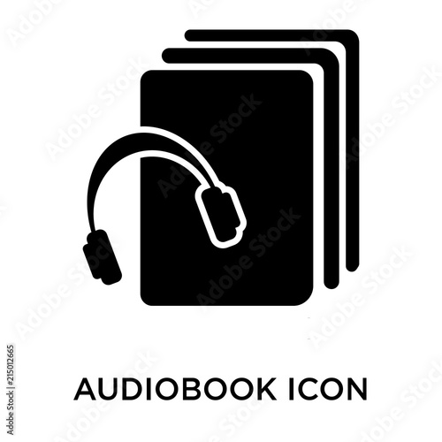 audiobook icon isolated on white background. Modern and editable audiobook icon. Simple icons vector illustration.