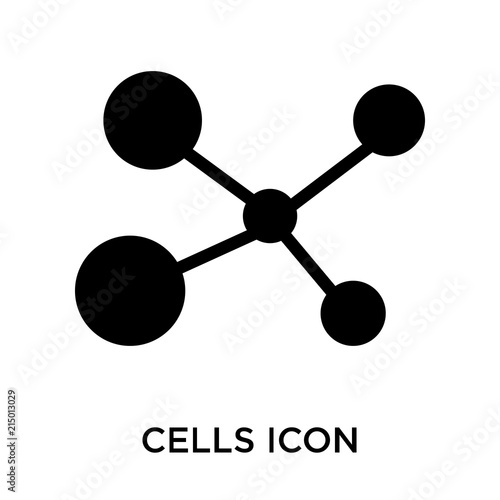 cells icon isolated on white background. Modern and editable cells icon. Simple icons vector illustration.