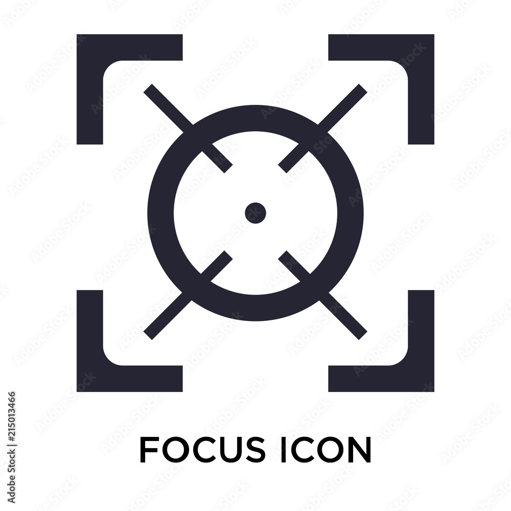 focus icon on white background. Modern icons vector illustration ...