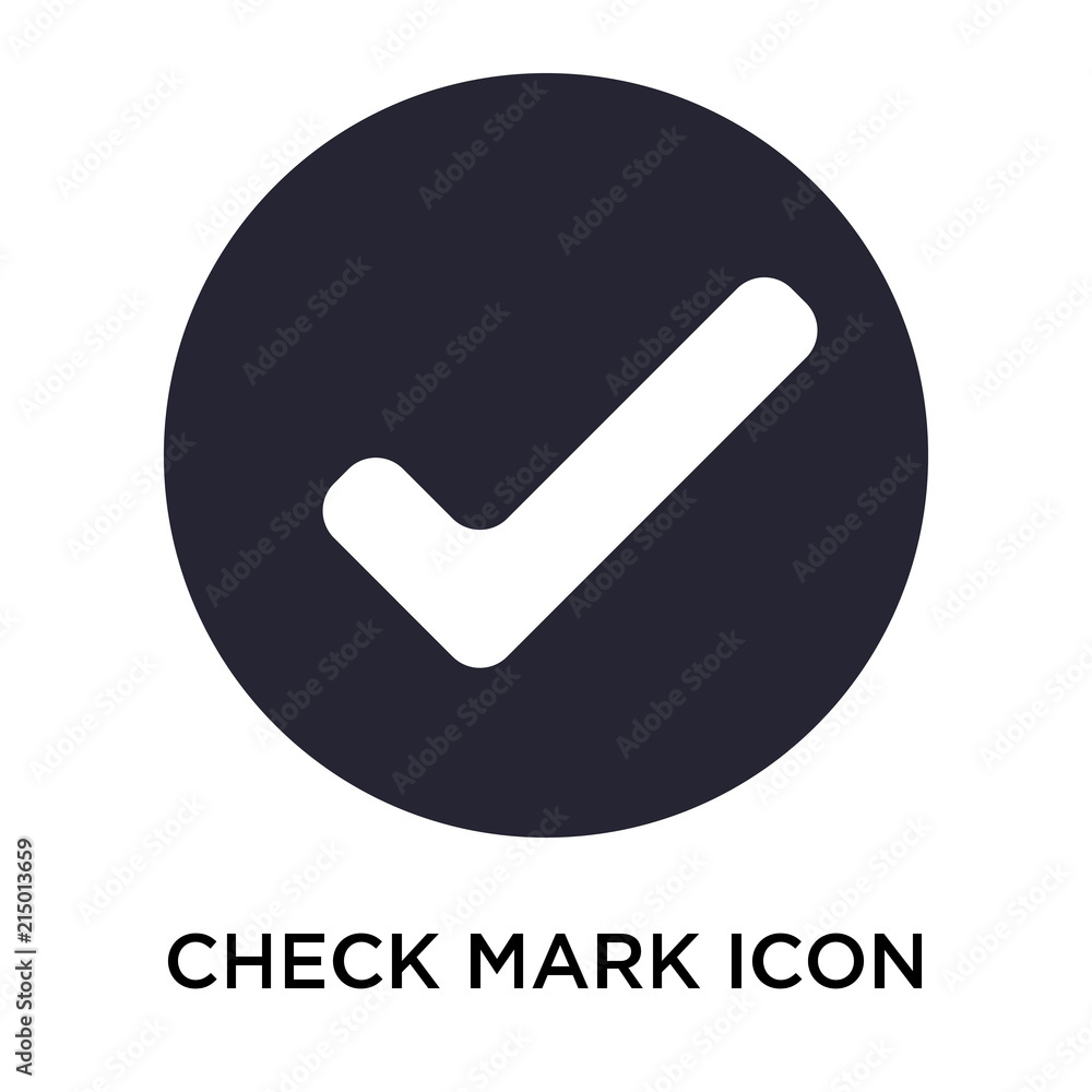 check mark icon on white background. Modern icons vector illustration. Trendy check mark icons check mark icon on white background. Modern icons vector illustration. Trendy check mark icons