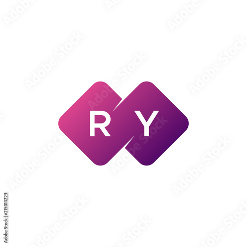 two letter diamond rounded logo