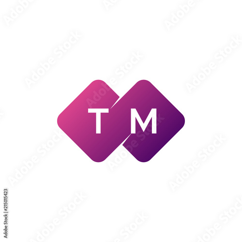 two letter diamond rounded logo