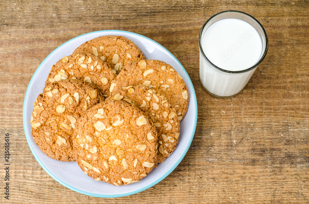 Oatmeal cookies with nuts Oatmeal cookies with nuts