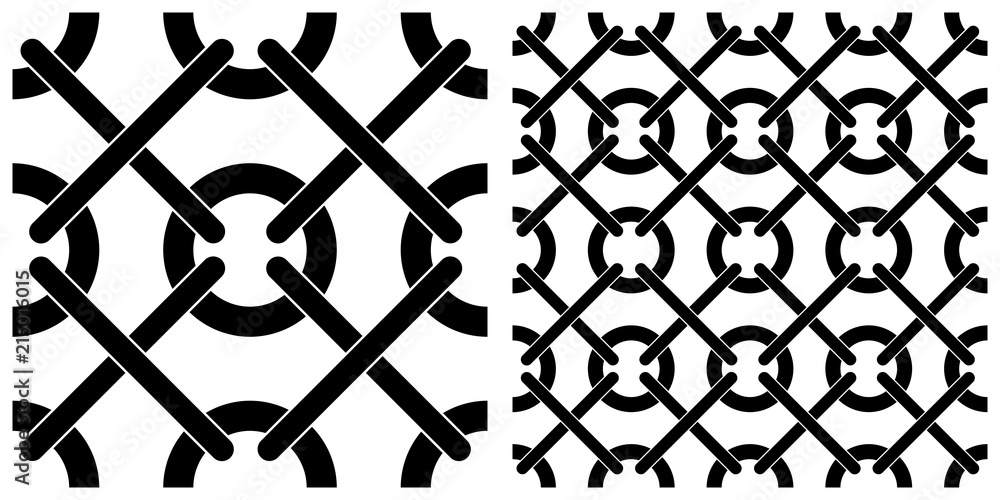 Single layer of flat style vector illustration of network linkage or ...