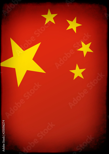 China flag background
