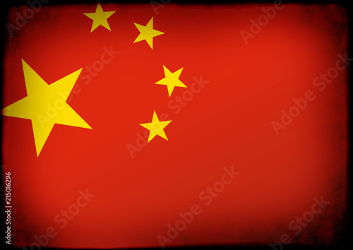 China flag background