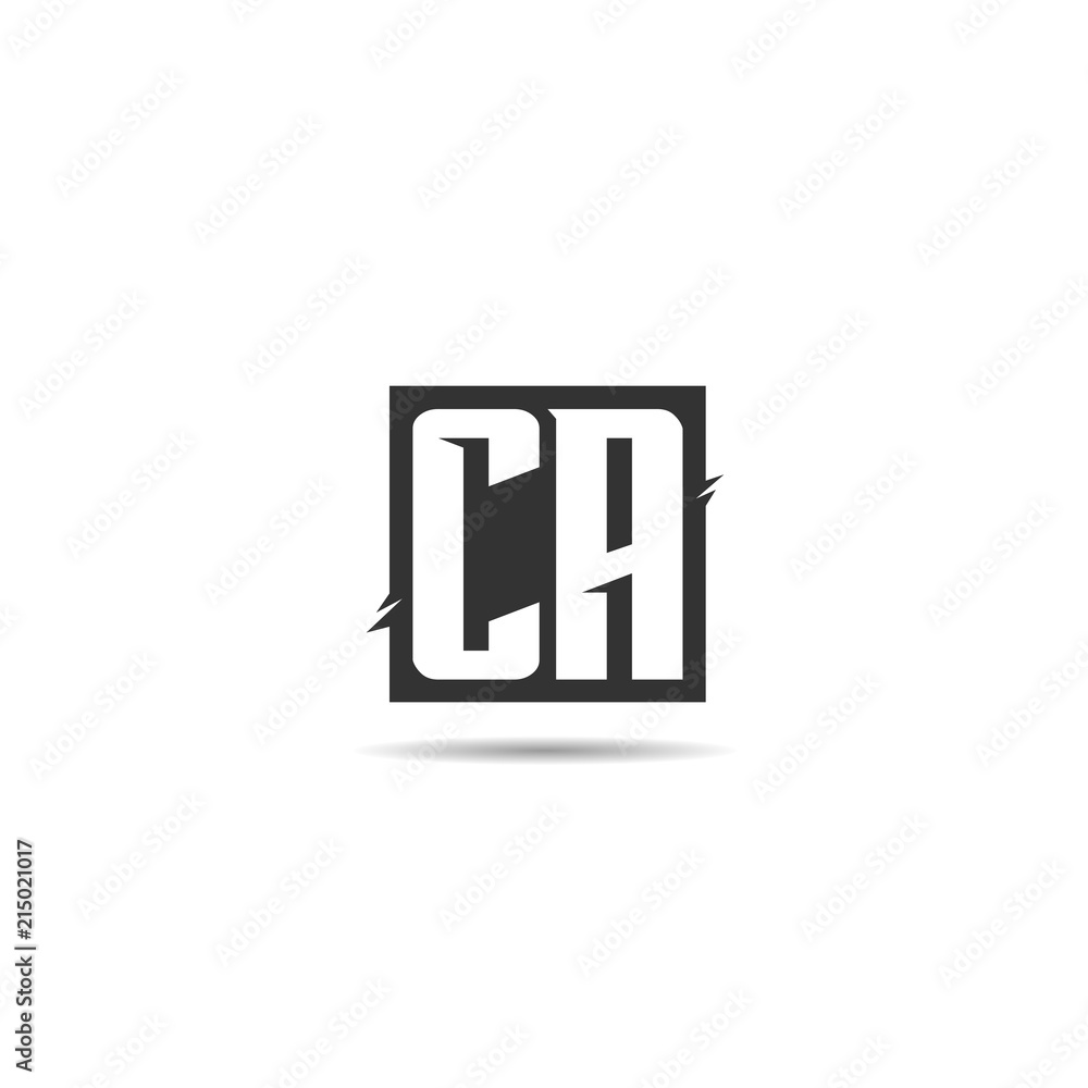 Minimalist and Modern Letter CA Logo Template Design Minimalist and Modern Letter CA Logo Template Design