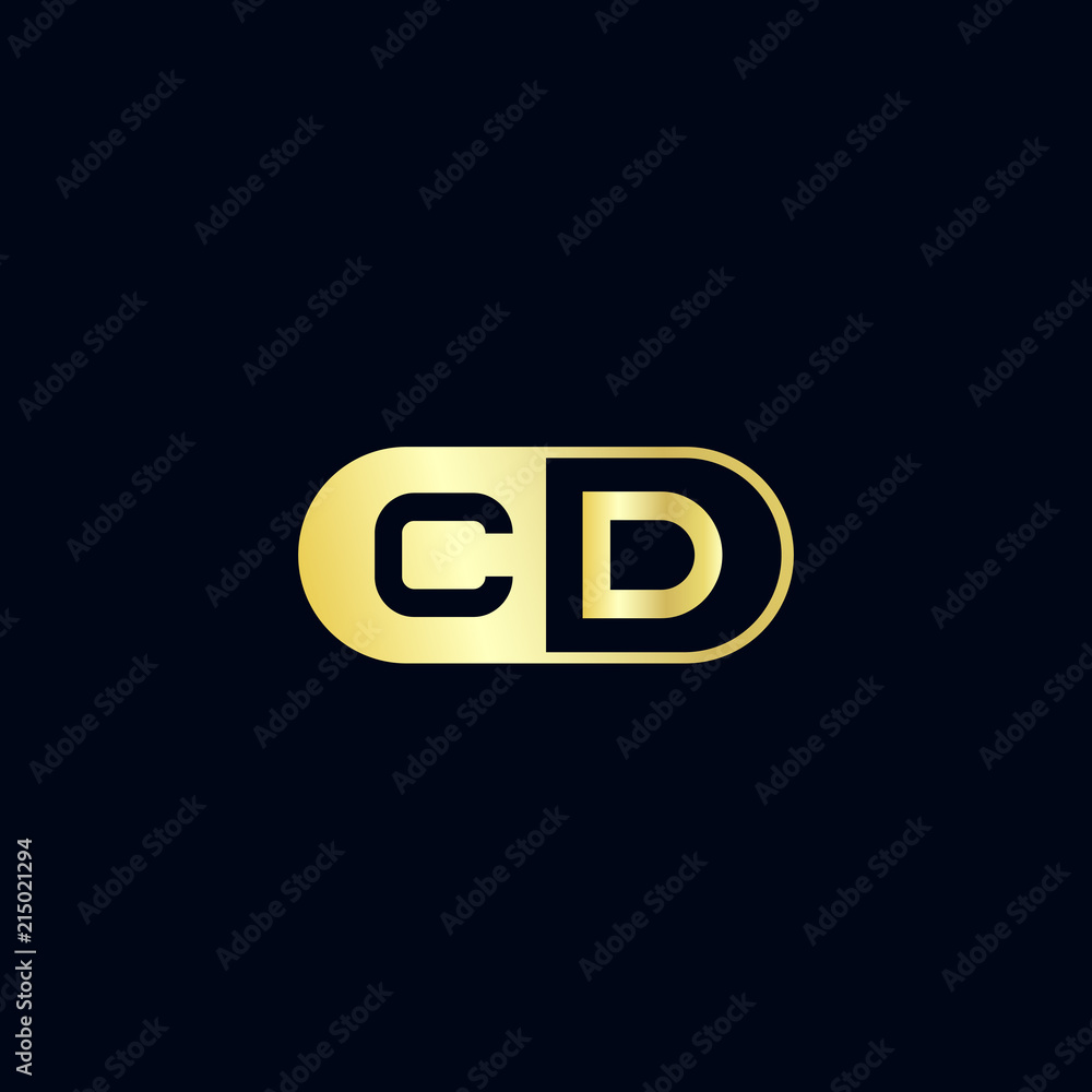 Initial Letter CD Logo Template Design Initial Letter CD Logo Template Design