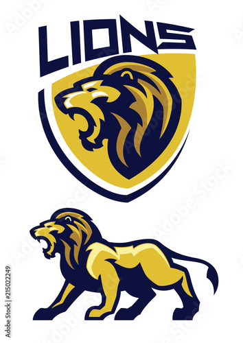 lion mascot design