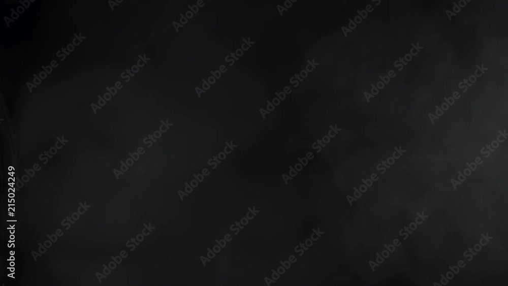 White smoke in front of black background White smoke in front of black background