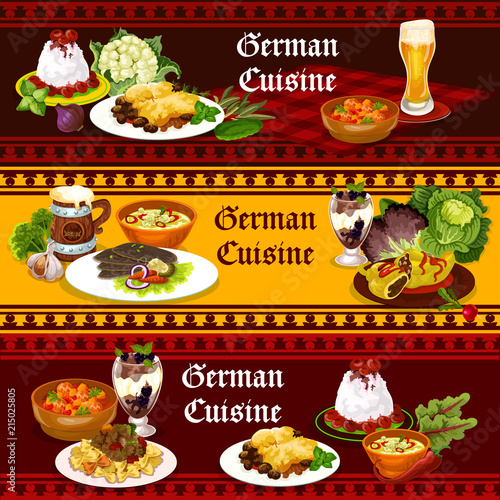 German cuisine traditional food and drinks