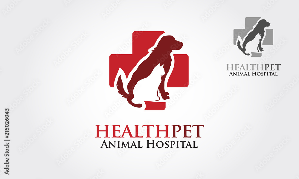 Health Pets Vector Logo Template. Vector silhouettes of cat and dog on the poster for veterinary shop or clinic. Stock Vector | Adobe Stock Health Pets Vector Logo Template. Vector silhouettes of cat and dog on the poster for veterinary shop or clinic. Stock Vector | Adobe Stock