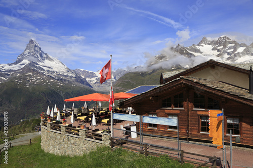 Matterhorn, view from Sunegga Paradise, Swiss photo