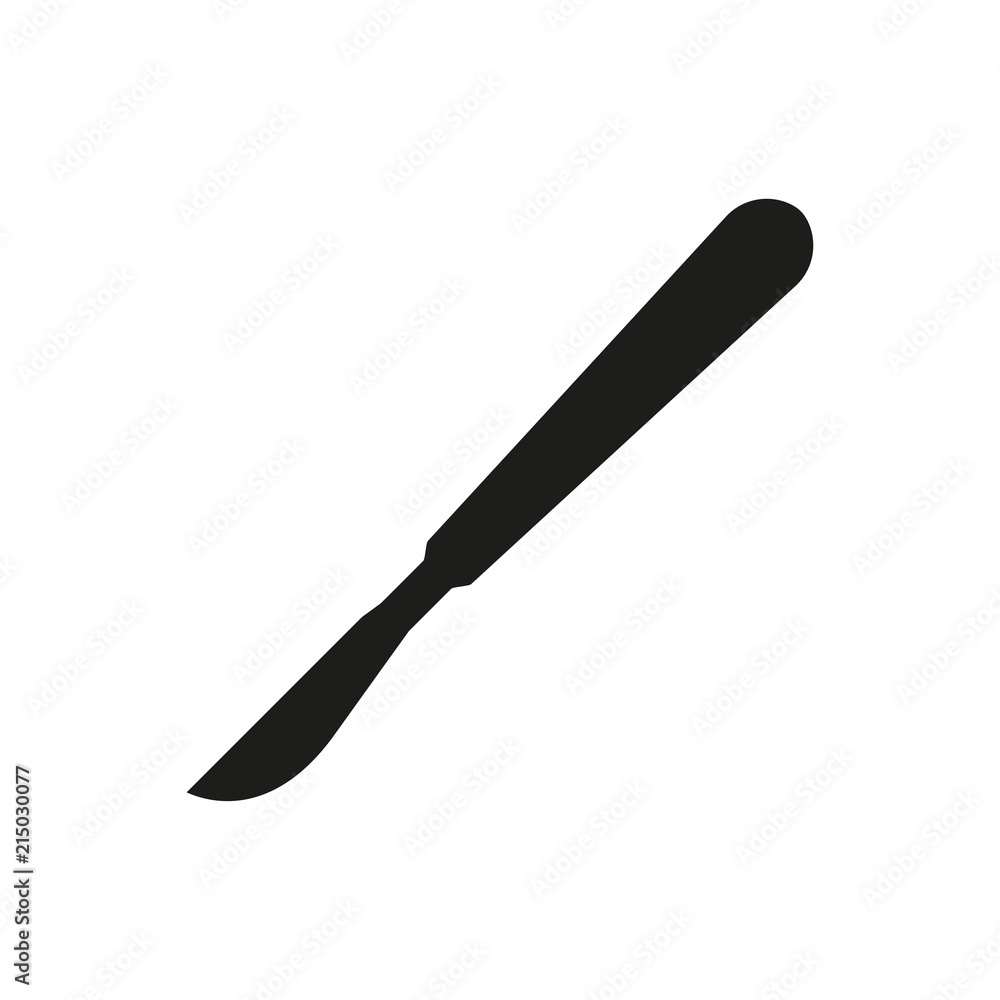 Scalpel icon. Surgical instrument. Vector illustration. Scalpel icon. Surgical instrument. Vector illustration.
