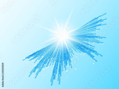 Vector abstract blue background.