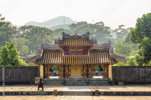 Amazing Hien Duc Gate at the Minh Mang Tomb, Hue