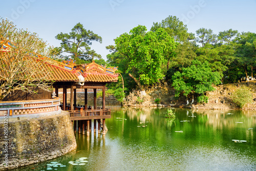 Luu Khiem Lake at the Tu Duc Royal Tomb. Hue