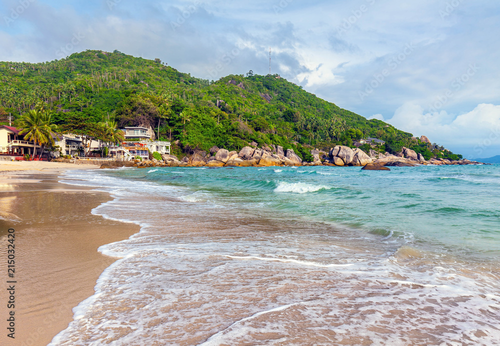 Fototapeta premium Famous Silver Beach on Koh Samui In Thailand.