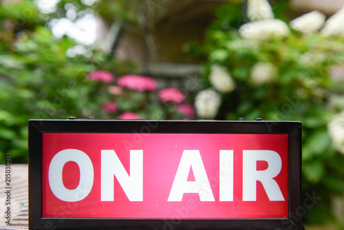 Billede på lærred On Air Sign