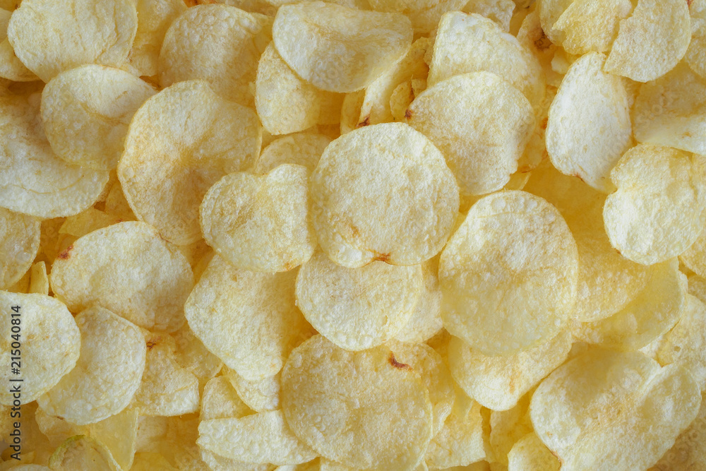 crispy potato chips snack texture background crispy potato chips snack texture background