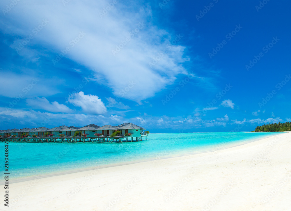 Fototapeta premium tropical beach in Maldives