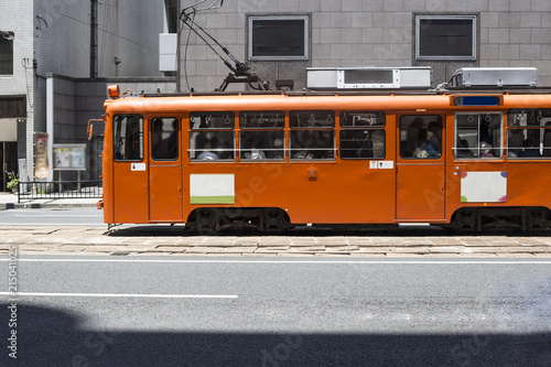 japan old train. monorail photo