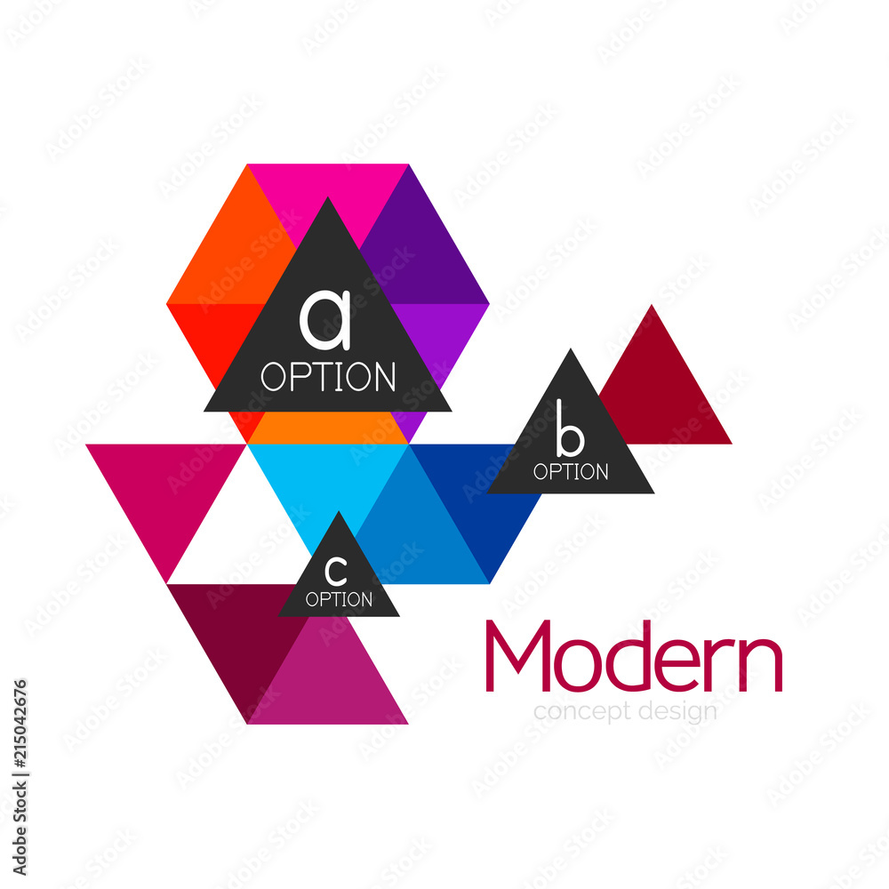 Triangle shape design abstract business logo icon design. Company logotype branding emblem idea Triangle shape design abstract business logo icon design. Company logotype branding emblem idea